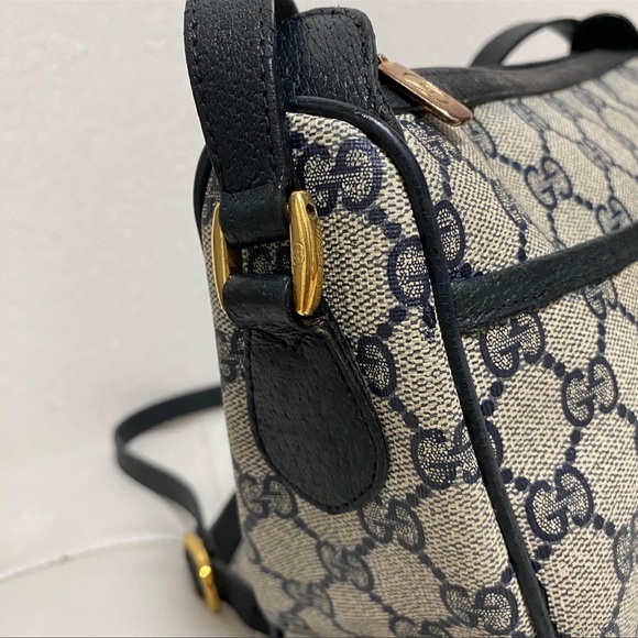 Gucci Ophidia GG Blue Coated Canvas Crossbody bag - Picture 10 of 10